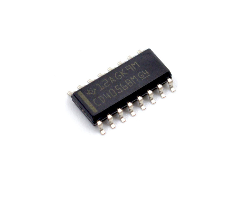 Decodificador BCD a 7 segmentos CD4056 SOIC-16 | Formación STEAM - gestión